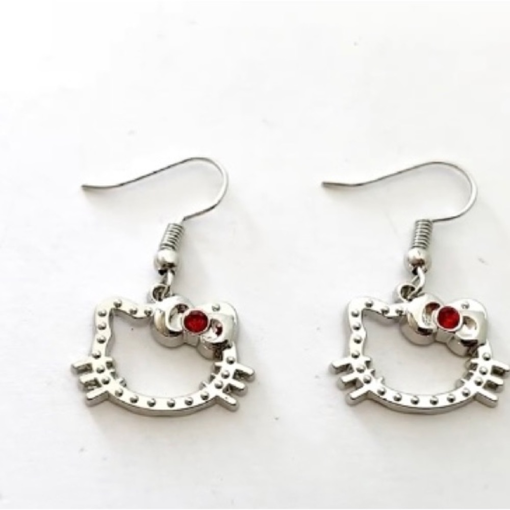 New Hello Kitty Costume Earrings -Free gift with purchase